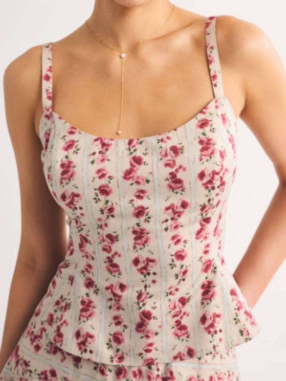 NWT Abercrombie Floral Tie Back Bra-Top (Size S)